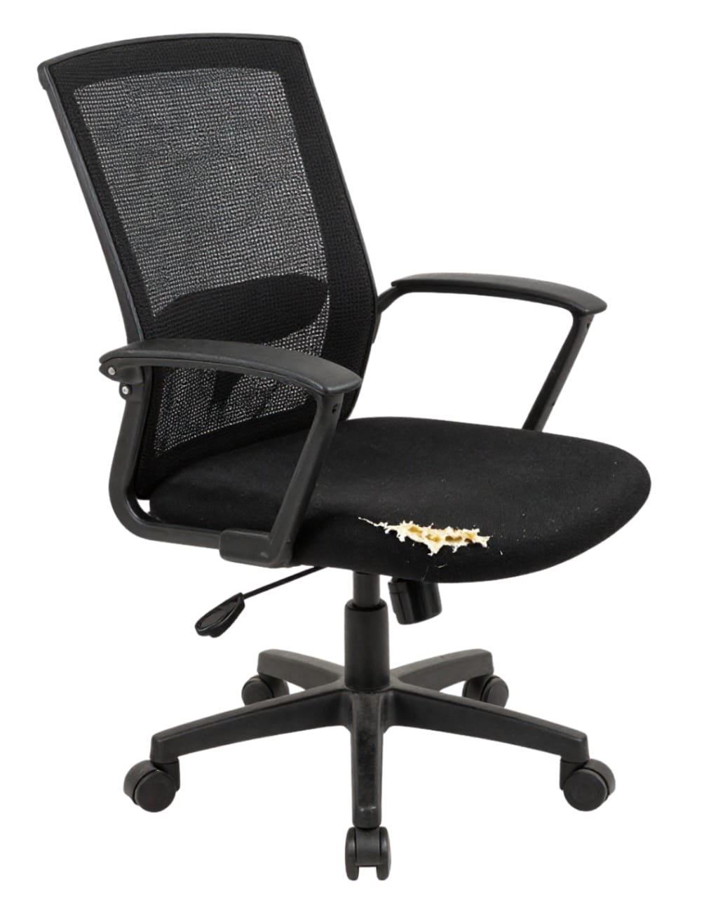 Office chair before restoration